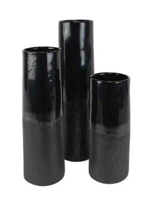 Large Cylinder Vase 4" dia x 17" h 