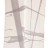 Large Square Vase - Matte Grey Abstract Stripe