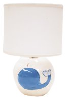 Character on White Sphere Lamp